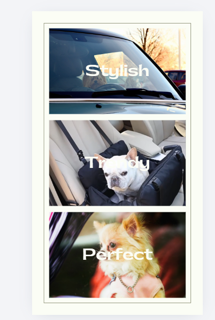 Waterproof dog car seat cover bed for small dogs sitting safely in a car seat